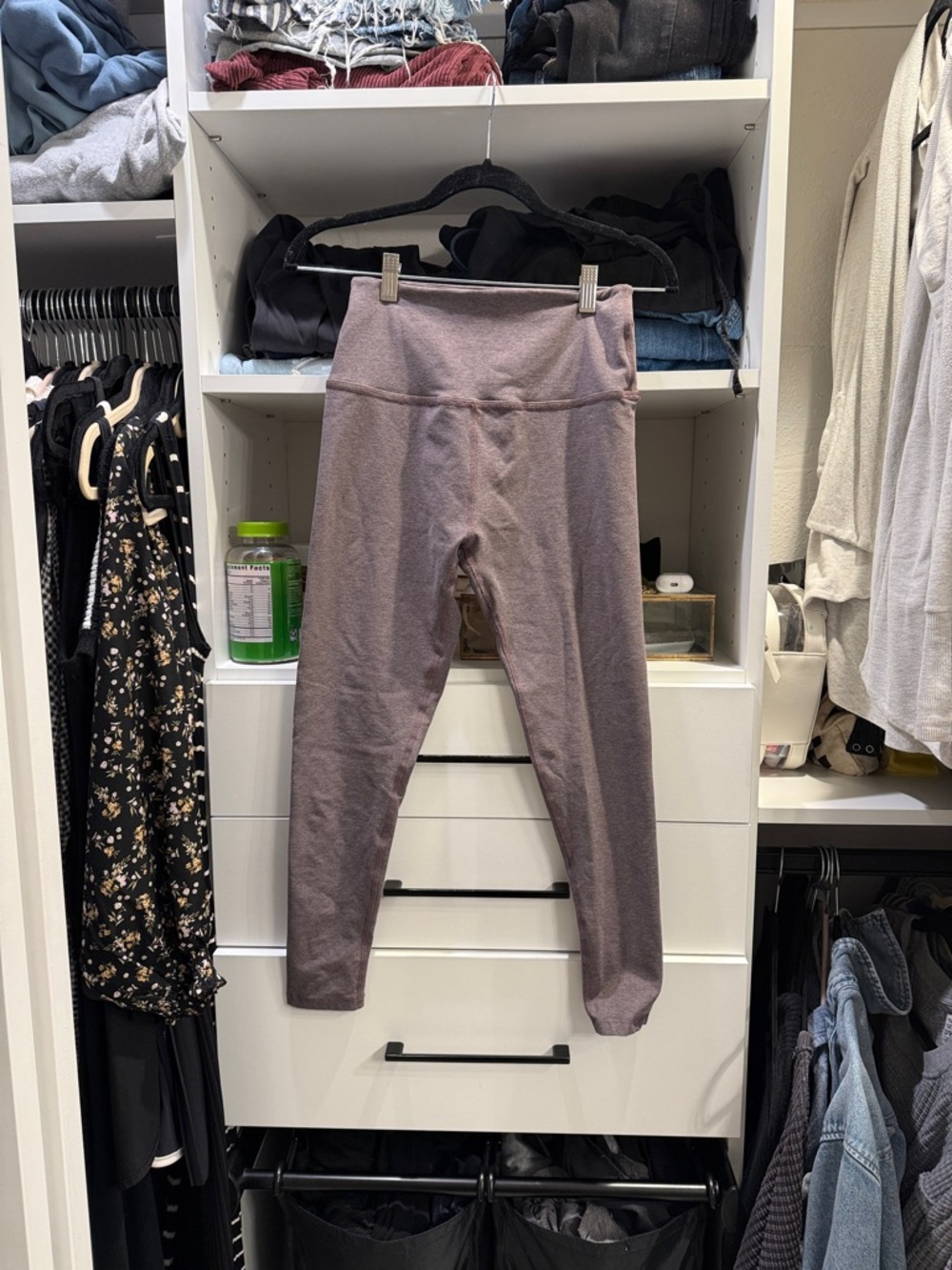 Beyond Yoga Mauve High-Rise Leggings
